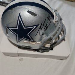 Cowboy Mini Autograph Helmets
