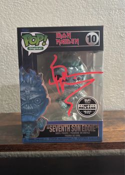Iron Maiden NFT Funko Pop Signed By Bruce Dickinson