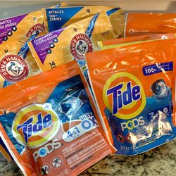 Tide Arm And Hammer Pods Laundry Bundle 8x