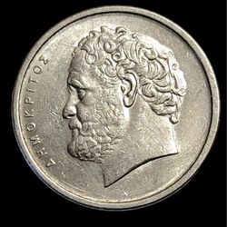 Vintage 1976 Greece 20 Drachmai Coin