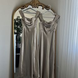 2 Bridesmaid Dresses (S, XS)