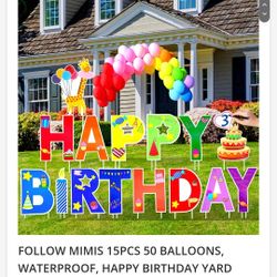 Happy Birthday Yard