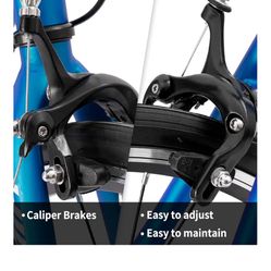 Highland Road Bike 700c Wheels, 14 Speeds, 