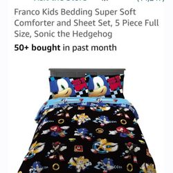 Sonic The Hedgehog Bedding