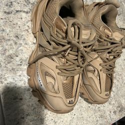 Brown balenciagas best sale