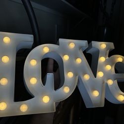 Bulb Sign Neon Decoration 