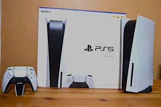 Mint PS5 Console and Controller