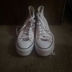 Pink Platform Converse 
