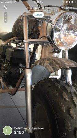 Coleman fat tire mini bike for Sale in Wayland MI OfferUp