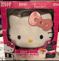 Hello Kitty Cupcake Maker for Cupcakes, Muffins, and Brownies NIB!!