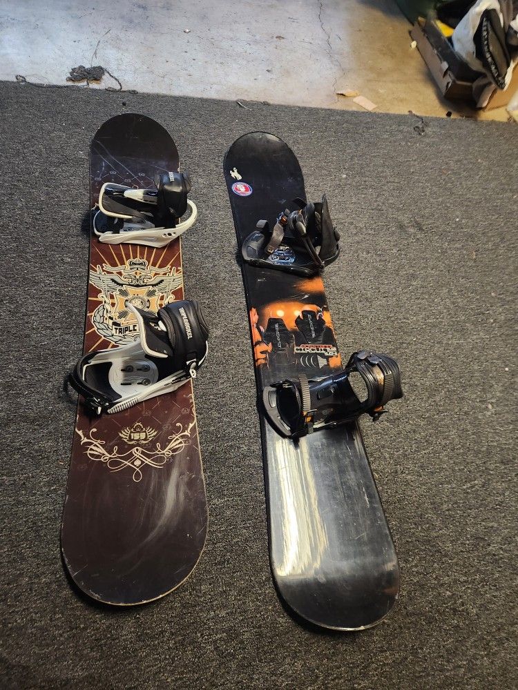 Snowboards, Rossignol And Triple Nickel. Snow Is Here for Sale in San