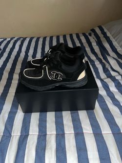 Chanel Low-Top Sneakers  All Black