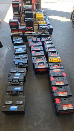 Car Battery 24f H5 34 78 65 48 49 47 H6 H7 51r 94r 86 H8 H9 Truck SUV And Car Batteries with Warranty. $60 + Core. Bateria para cualquier carro COVINA