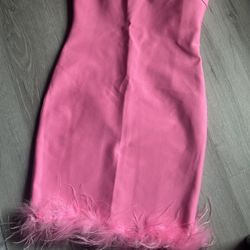 Pink Body Con Dress