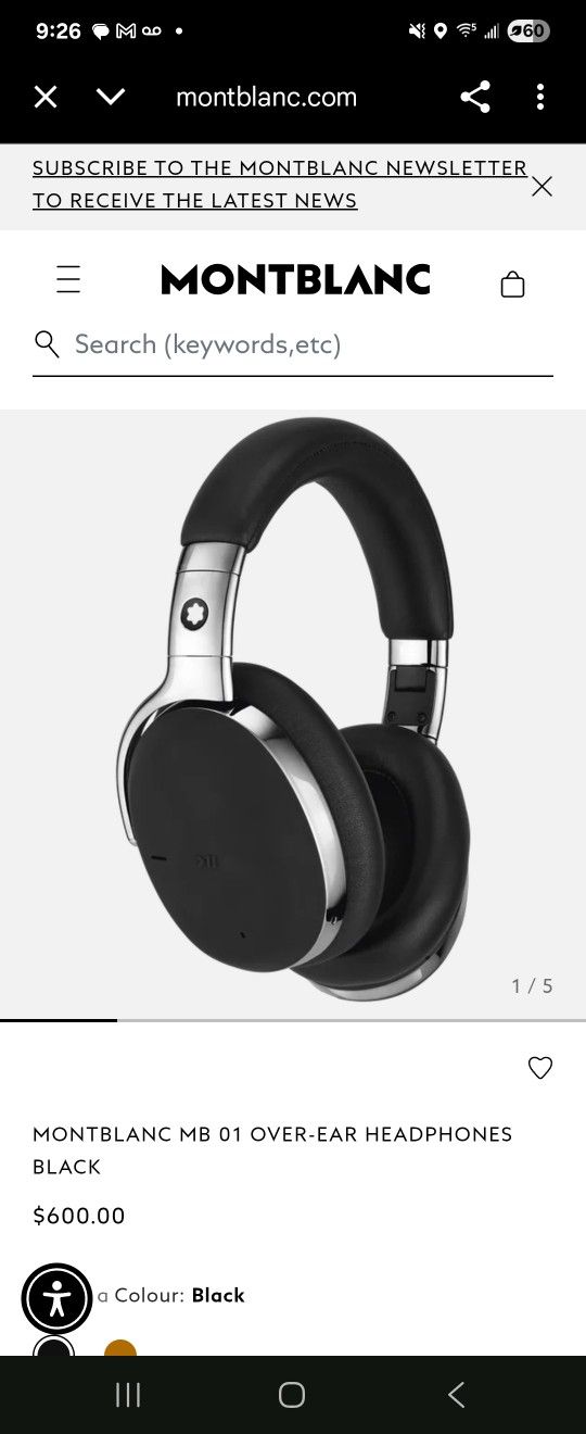 Montblanc Over Ear Headphones