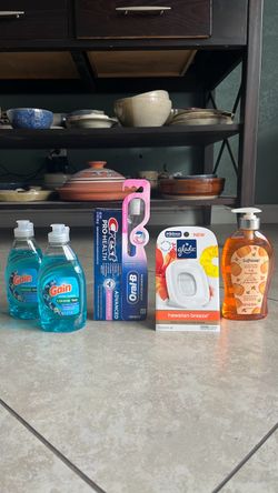 Crest Sensitive, Oral B, Softsoap, Glade, Gain