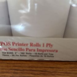 POS Printer Roll One Ply