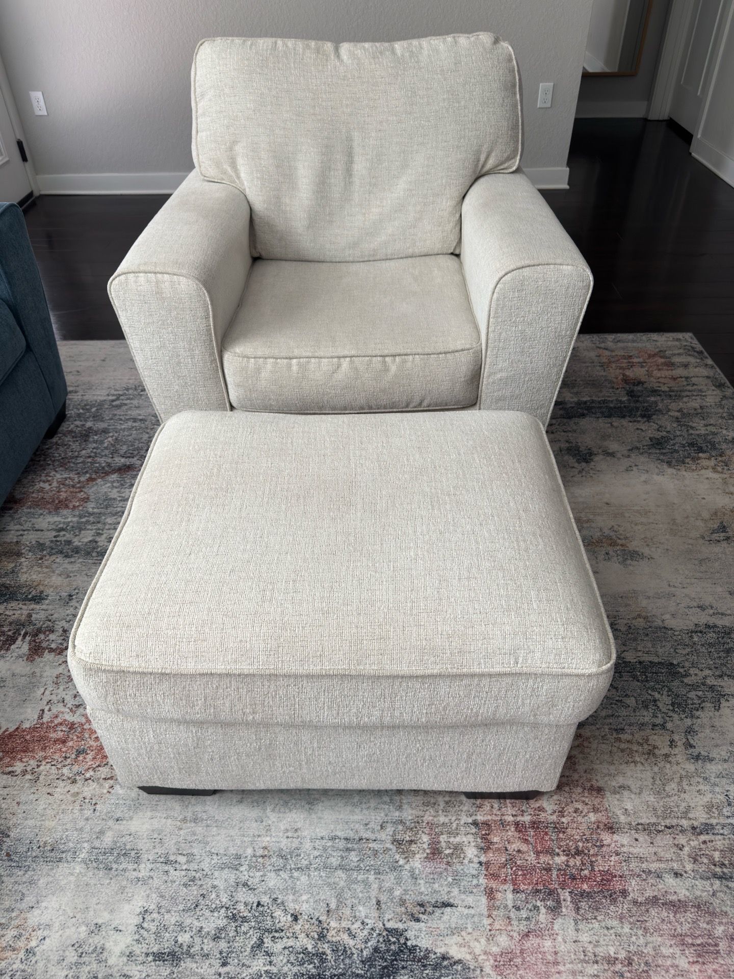 Chair and ottoman