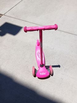 Small pink Halo Scooter