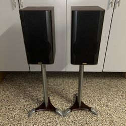 Jamo 407A Bookshelf Speakers With Stands