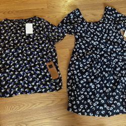 Women's shirt and dress size 4 of the brand Carole Little Patites floral theme
