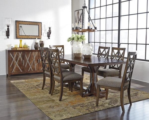 Devasheen Brown Dining Room Set 7 Piece For Sale In Houston TX Devasheen Brown Dining Room Set 7 Piece For Sale In Houston TX