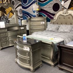 Queen Size Bed Frame Set $1,999.99