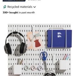 Keepo Pegboard Combination Kit, Pegboards and Accessories for Wall Organizer White (22*22) *4