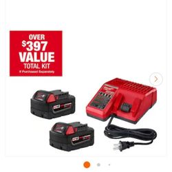 Milwaukee Batteries And Charger