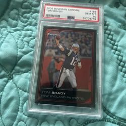 Tom Brady 2006 Bowman Chrome Psa 10