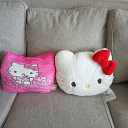 Two Hello Kitty pillows prices for both