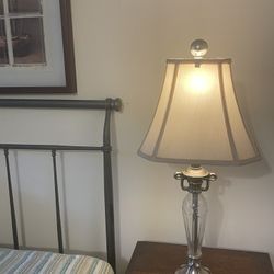 Beautiful Vintage Crystal Lamp 