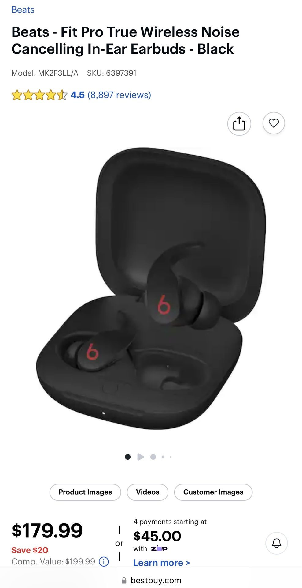 Beats Fit Pro – True Wireless Noise Cancelling Earbuds – Apple H1 Headphone Chip