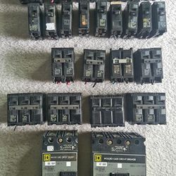 BREAKERS BREAKER ELECTRIC FUSES FUSE 15A 20AMP EXCELLENT CONDITION 