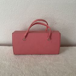 Antique Vintage Pink 1950s Small Purse Clutch. USED! READ DESCRIPTION!!