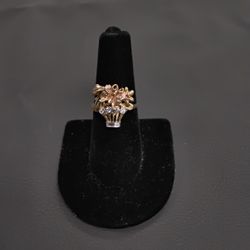 Bouquet Ring 14k 4.4g