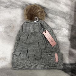 Girls BCBG beanie With Gloves NWT