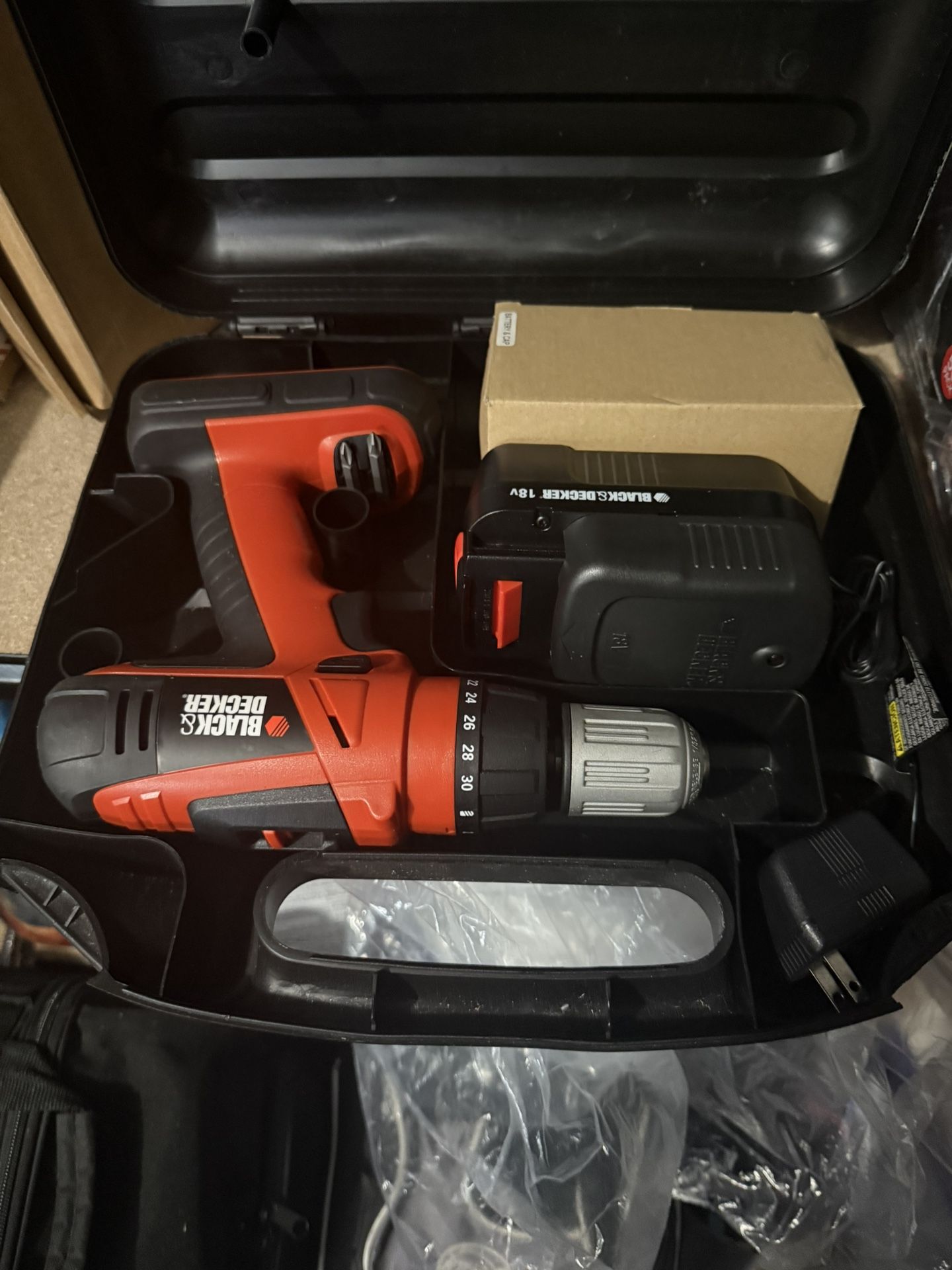 Black And Decker Drill With Two Batteries