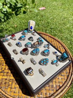 Vintage Native Navajo Jewelry Ring Collection - 14kt & Sterling Silver - Authentic