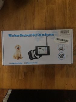 Wireless Electronic pet fence system