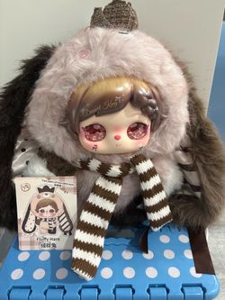 400% ZhiZhi PKiezoey Series Plush Blind Box - Fluffy Hare