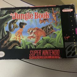 Super Nintendo The Jungle Book CIB Tested
