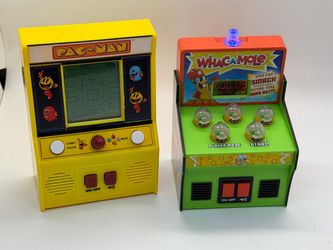 Pac-Man and Whac-A-Mole Mini Arcade Games