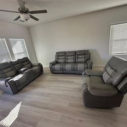 Brand new - 3 - Pieces Recliner Set - COD / Financing $0 Down!