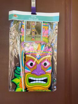 Tiki Luau Yard Sign
