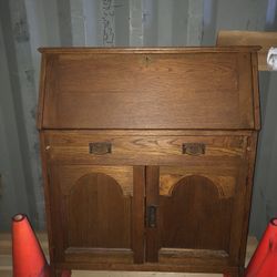 Antique secretary style desk