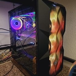 PC case, AIO, fans, and commander core 