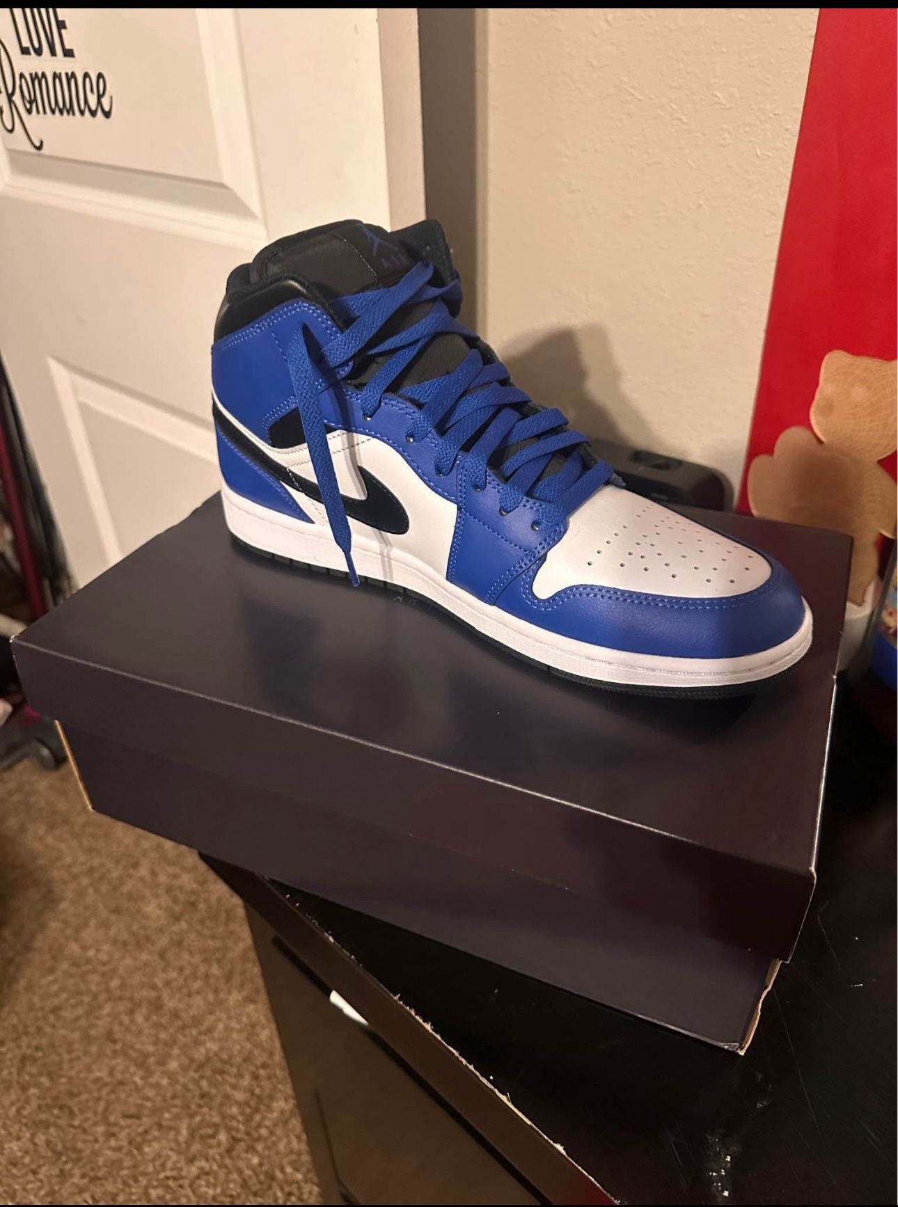 Jordan 1 Mid "Game Royal/Black/White"