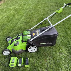 GreenWorks 20” 40v Lawn Mower