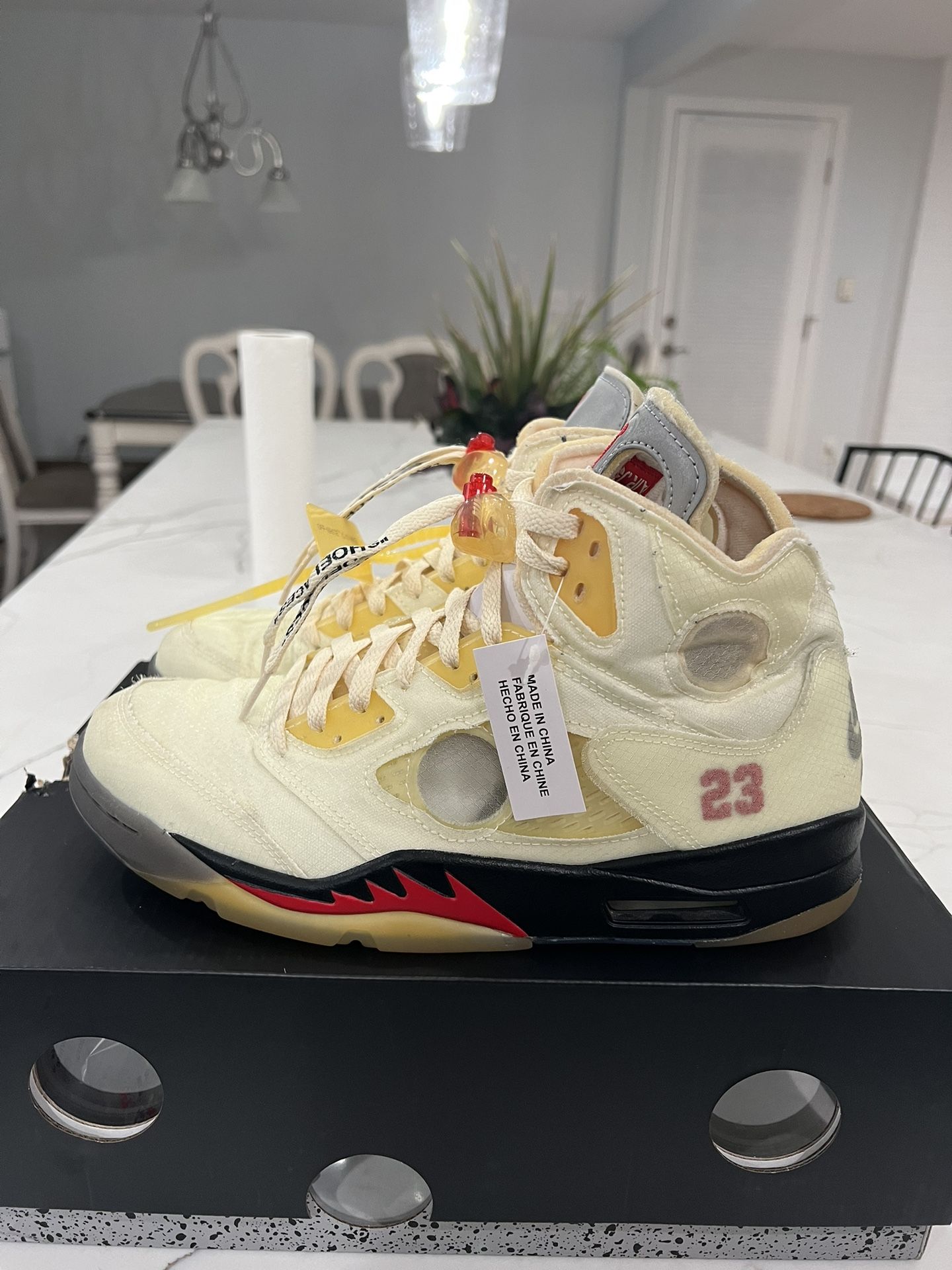 offwhite Jordan 5 Sail 10.5